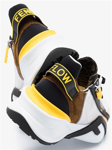 fendi flow low top sneakers